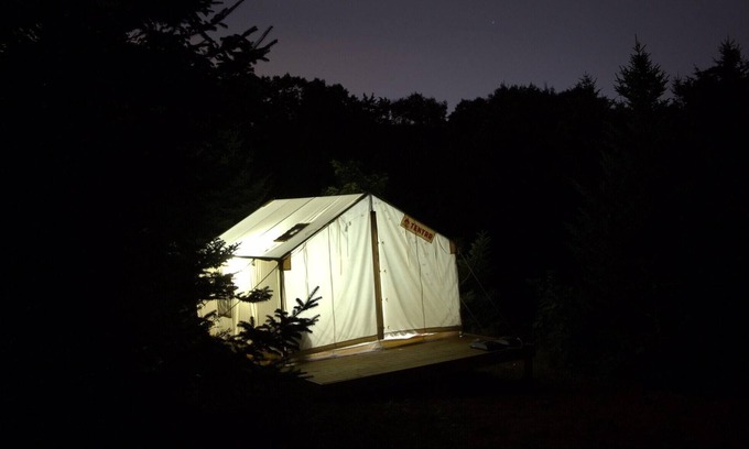 Tiverton RV Rental | Tentrr Signature Site - The Sakonnet River Getaway at Hilltop Tree Farm- Neighbo