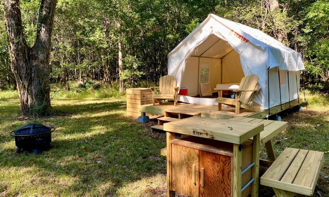 Texas Gulf Coast Region Other | Tentrr State Park Site - Texas Brazos Bend State Park Trailside D - Single Camp