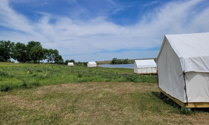 Loup City Other | Tentrr State Park Site - Nebraska Sherman SRA - Redwood Lakeview B - Single Camp