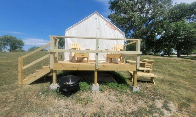 Loup City Other | Tentrr State Park Site - Nebraska Sherman SRA - Redwood Lakeview E - Single Camp