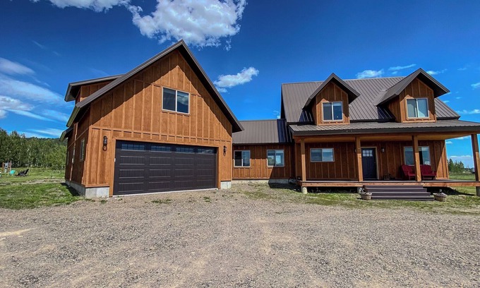 Island Park Cabin | Teton View Ranch with newly installed hot tub!