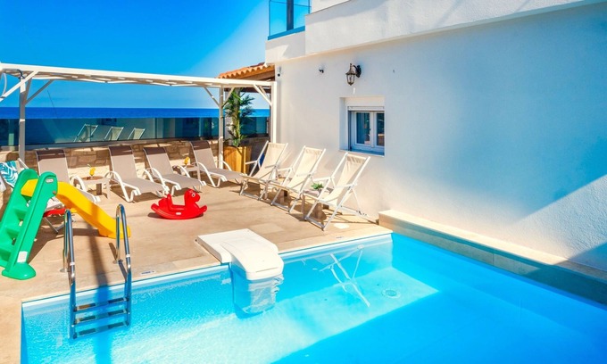Skaleta Villa | Thalassa Beachfront Villa with private pool