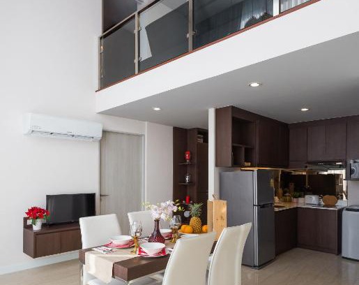 Cherngtalay Apartment | The Aristo by Holy Cow, 2-BR loft, 90 m2, pool view