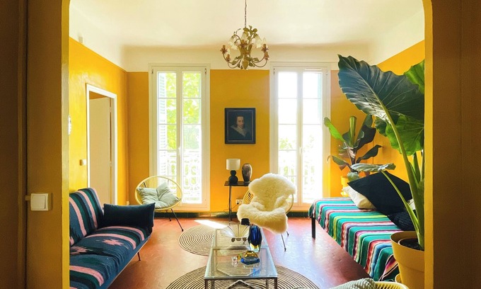 Collobrieres Apartment | The atelier, bohemian refuge with view in the heart of Collobrières