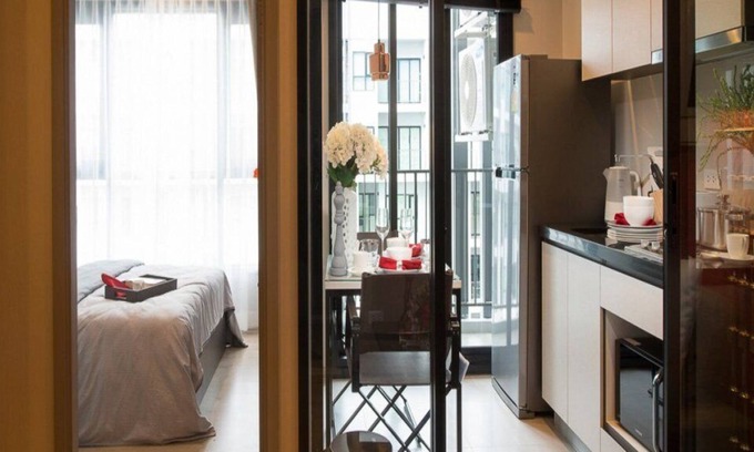 Central Pattaya House | The Base Pattaya Condo Luxury Stay High Floor Pool Kitchen