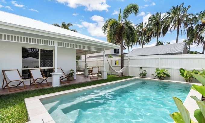 Palm Cove Villa | The Bird House Poolside Haven a Stroll from Beach