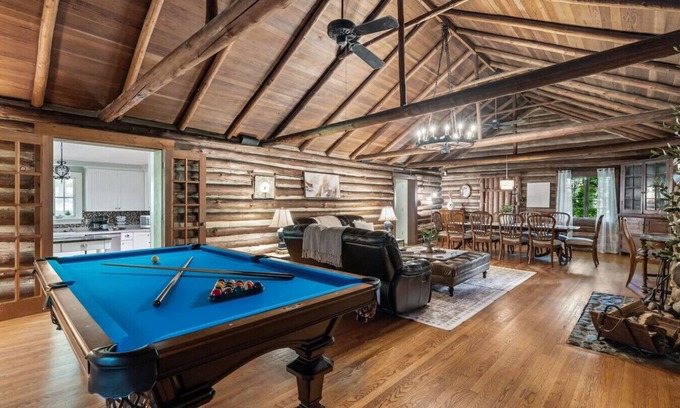 Old Irving Park Apartment | The Cabin - Fire Pit, Pool Table, Spacious
