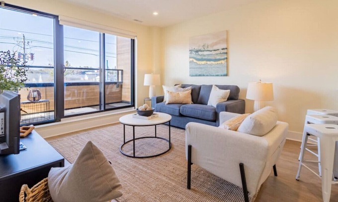 Grand Bend Apartment | The Cove 201: Luxury Condo on Main St, Near Beach