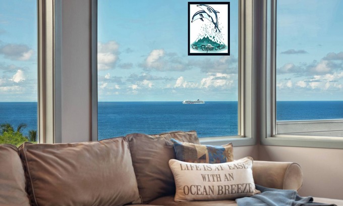 Princeville House | The Dolphin Hale - Deluxe Ocean View family home full of ALOHA!