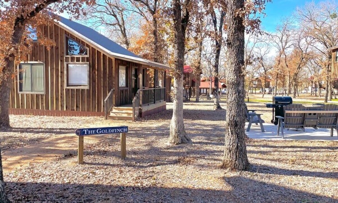 Elm Mott Ski Chalet | The Goldfinch Cabin (15 MIN to Magnolia & Baylor)
