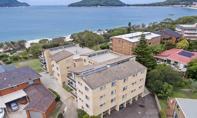 Nelson Bay Apartment | The Helm, 12/22 Voyager Close - unit in Little Beach with direct access to Shoal Bay Beach