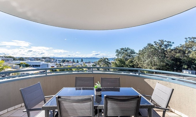 Nelson Bay Apartment | The Landmark, 211/61B Dowling Street - Resort Style holiday with pool, games room & restaurant