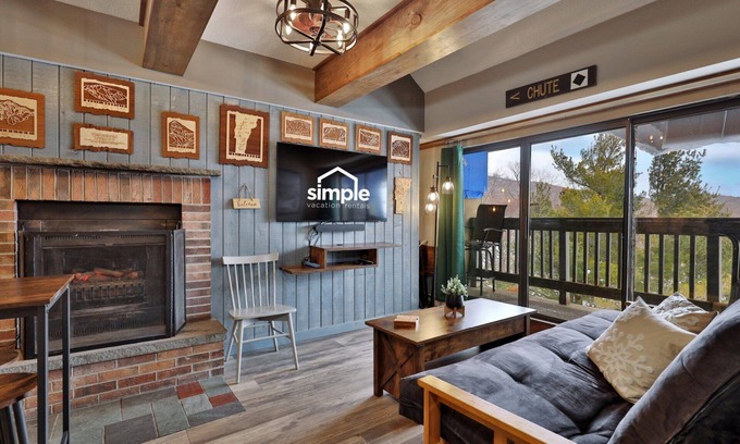 Killington Condo | The Mountain Green Nook with Views, Shuttle Bus, Pools, Hot Tub and Ski Rental Deals