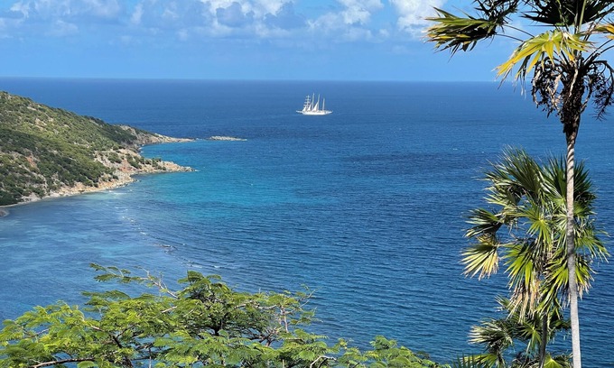 Great Camanoe Island Cottage | The Palms - Charming Cottages with view of Cam Bay on Great Camanoe