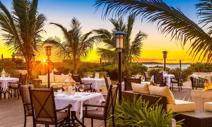 Grace Bay Hotel | The Palms Turks & Caicos, 2-bedroom Pool View Suite, Beachfront Dining & Pool