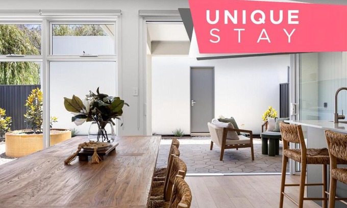 Glenelg North Apartment | The Palmstone Collective - 4BR, Wifi, Parking
