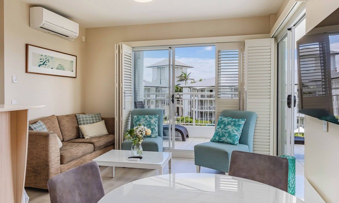 Casuarina Apartment | The Pool Resort Kingscliff - 1 BR Garden View (6320) - Holiday Management Co.