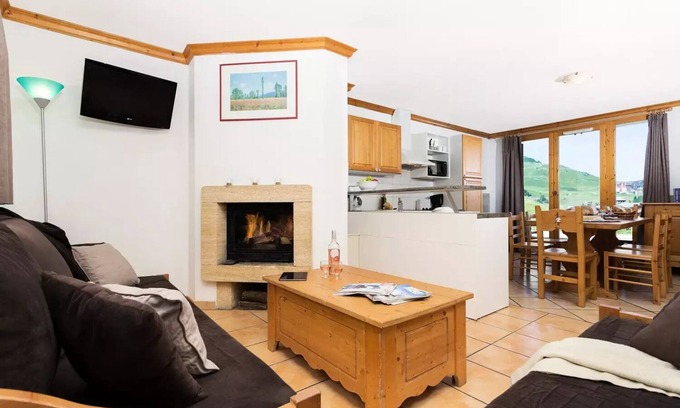 Plagne Soleil Ski Chalet | The Praz Chalets - 4-room chalet for 7 people