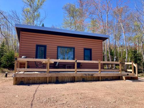 Ingonish Beach Ski Chalet | The Snuggy - NEW! Oceanview - Private - Eco-Lux - King Bed - Adults Only!