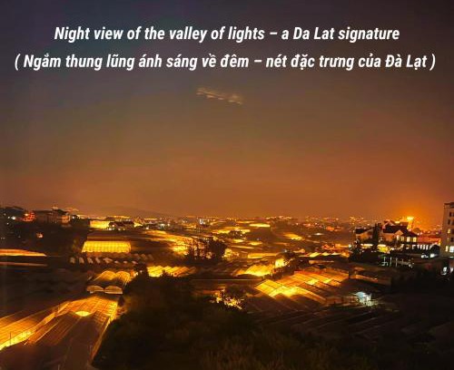 Phuong Hotel | The Unique Home & Cafe Da Lat - Night Light View