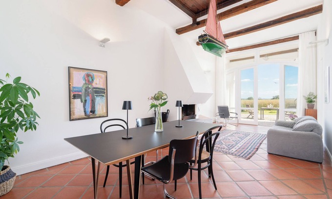 Sierksdorf Apartment | The vacation apartment - Landblick is idyllically situated in the village of Roge and offers 82 m² of