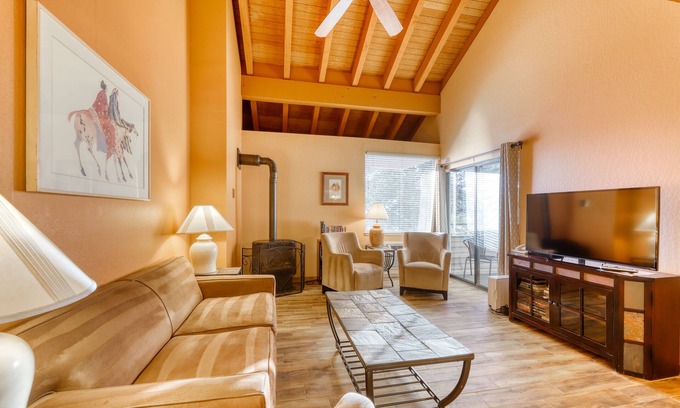 South Lake Tahoe Condo | Third-floor condo with loft, hot tub, heated outdoor pool, WiFi, & fireplace