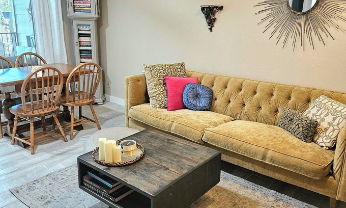 Barton Hills Condo | Three balconies steps from Barton Springs Pool and Zilker Park