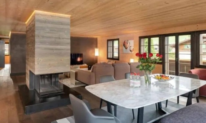 Zweisimmen Nr Gstaad Apartment | Three Bedroom Apartment in Gstaad with Mountain View