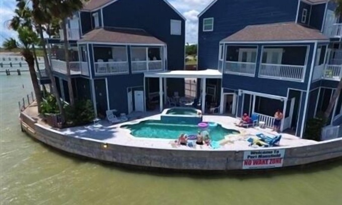Port Mansfield Condo | Three Bedroom, Three and a Half Bath. Private Boat Slip. Communal Pool.
