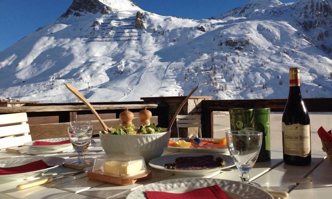 Tignes le Lac Apartment | TIGNES LE LAC Charming apartment, 5 pers, Pied Pistes, South terrace, Lake view