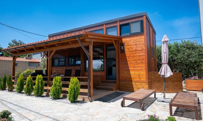 Gazi Ski Chalet | Tiny Villa among the Olives.
