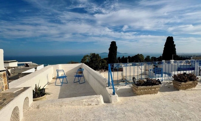 Sidi Bou Said Villa | Panoramic 360° View Sidi Bou Saïd
