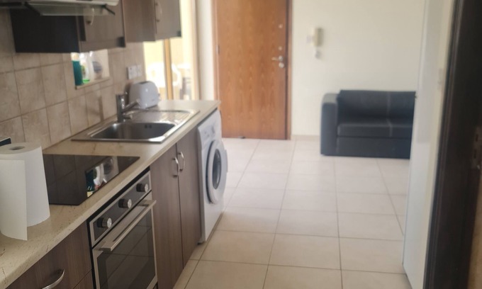 Dromolaxia Apartment | Top floor 1 bedroom apartment with a big terrace