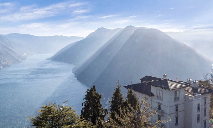 Pigra Villa | Top of the hill luxury villa with pool overlooking Lake Como! - Villa Peduzzi