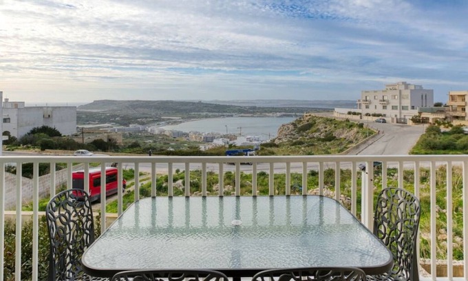 Mellieħa Heights Apartment | Top of the world 2BR home with spectacular views.