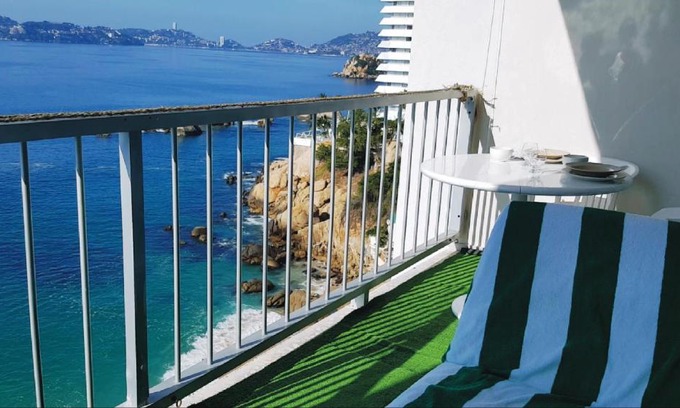 Costera Acapulco Apartment | Torres Gemelas Acapulco Condominio vista frente al mar