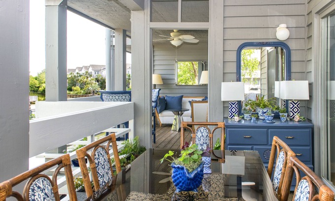Seabrook Island House | Totally Renovated & Professionally Decorated 3 BR/3.5 BA Villa! Lagoon and Pool View! Amenity Cards!