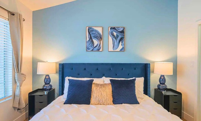 Desert View Village Condo | TPC Dream King Beds Resort Pools Hot Tubs Parking