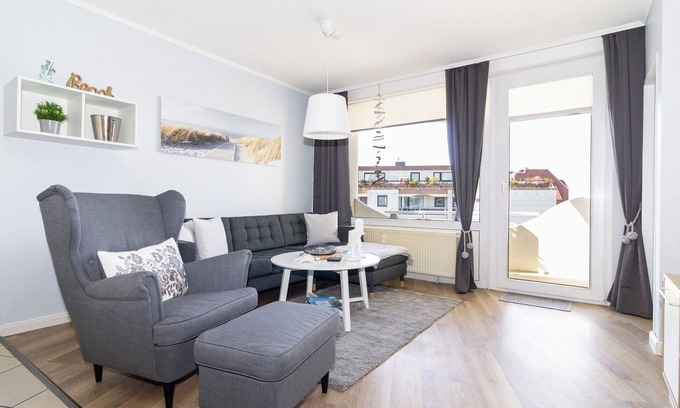 Duhnen Apartment | Trafalgar App. 326-55m² vacation apartment in Döse, close to the beach, swimming pool and sauna