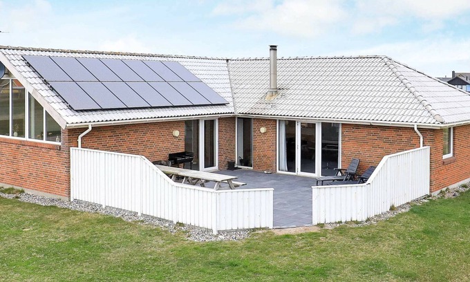 Vrist Strand House | Tranquil Holiday Home in Harboøre With Sauna