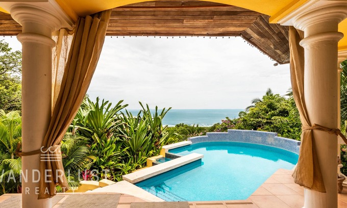 Nosara Villa | Tranquil villa with amazing ocean, surf, beach and sunset views of Playa Guiones