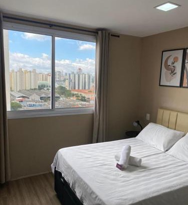 Bras Apartment | Tranquilo Studio no Brás com Piscina/Metrô Brás