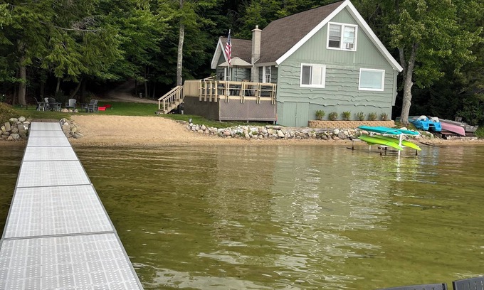 Traverse City House | Traverse City - Long Lake Cottage with Pontoon Boat, Small Crafts Available