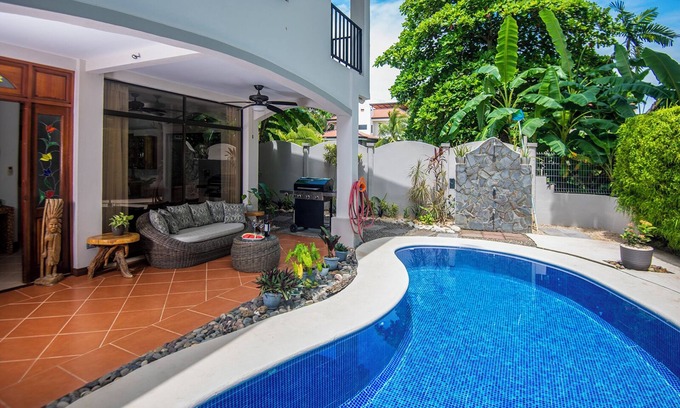 Playa Hermosa House | Tropical Home with Private Pool ; Gated Beachfront Community in Playa Hermosa