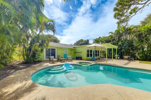 Stuart House | Tropical Pool Oasis on quarter Acre by Downtown Stuart