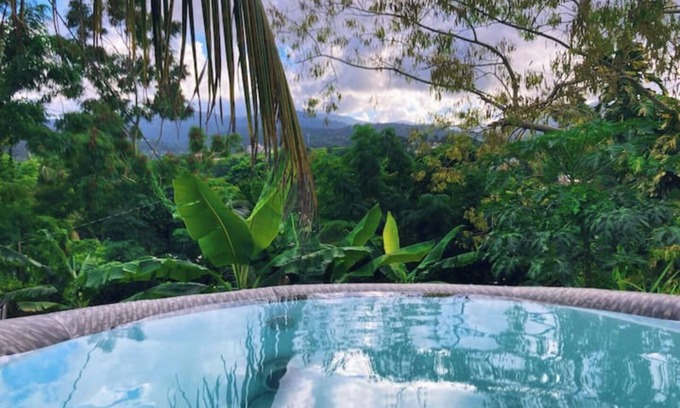 Mata de Platano Apartment | Tropical Retreat with Spectacular Rainforest & Ocean Views. Now with Jacuzzi!