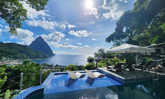 Soufriere Hotel | Tropical Soufrière Retreat | Spa, Pool, Beach + Pitons & Rainforest Trails