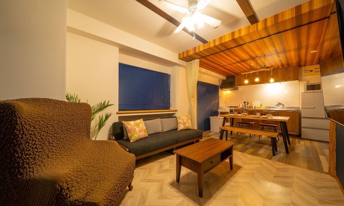 Beppu Apartment | Tropical vibes with ocean viewsfree Pup to 5 people - 4A/Beppu Ōita