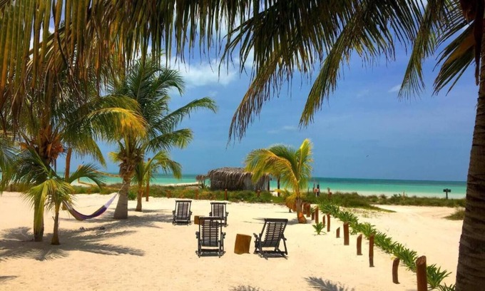 Isla Holbox Apartment | Tucan, 2 King Bedroom at the Beach with Terrace