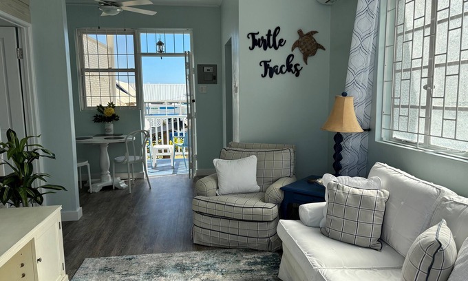 Worthing Apartment | Turtle Tracks: Newly Renovated Seaside Haven